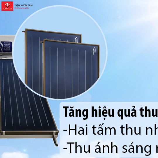 Máy nước nóng NLMT tấm phẳng Platinum 300L