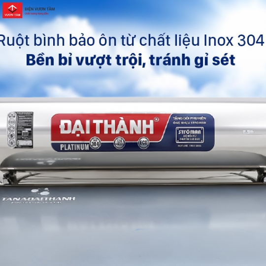 Máy nước nóng NLMT tấm phẳng Platinum 220L